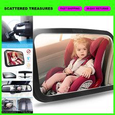 Baby Car Mirror - Safety Rear Facing Infant Seat Mirror, Shatterproof, 360 View