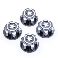 NEW Powerhobby 17mm Aluminum Hex Wheel Nuts Light Grey (4) FOR Traxxas E-Revo Su