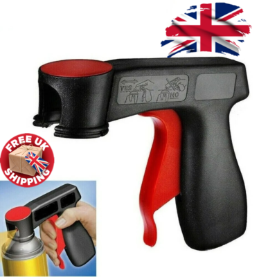 #ad Universal Spray Can Gun Trigger Handle Pistol Grip for Aerosol Paint Cans UK GBP 5.75