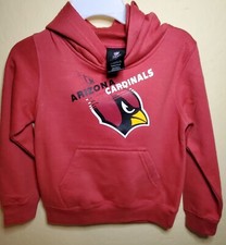 NFL Team Apparel Youth Arizona Cardinals Team Logo Fleece Hoodie, XS