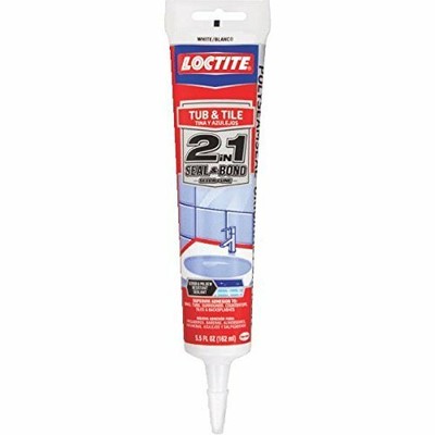 Loctite tub&tile adhesive caulk White (079340687820)