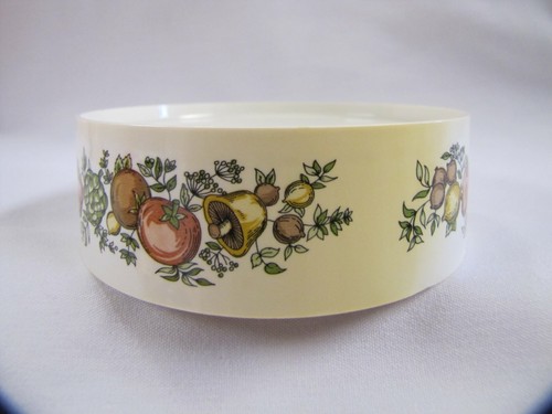 Vintage Pyrex Ware Jar Medium with Vegetable Lid Print Vacuum Lid Pyrex Canister - Bild 12 von 12
