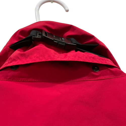 XL Lands End Men's Waterproof Squall Parka Red 45-46 hood pockets vented zippers - Picture 9 of 24