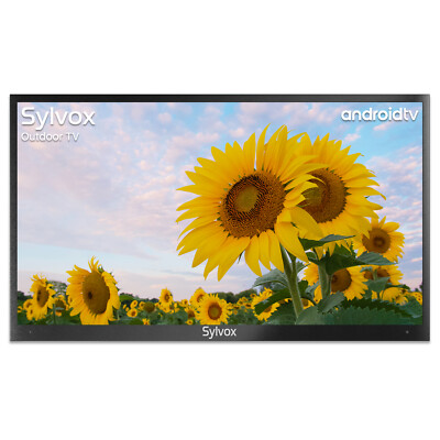 Sylvox 65in 4K Outdoor Smart TV Android TV 1000 High Brightness IP55 waterproof