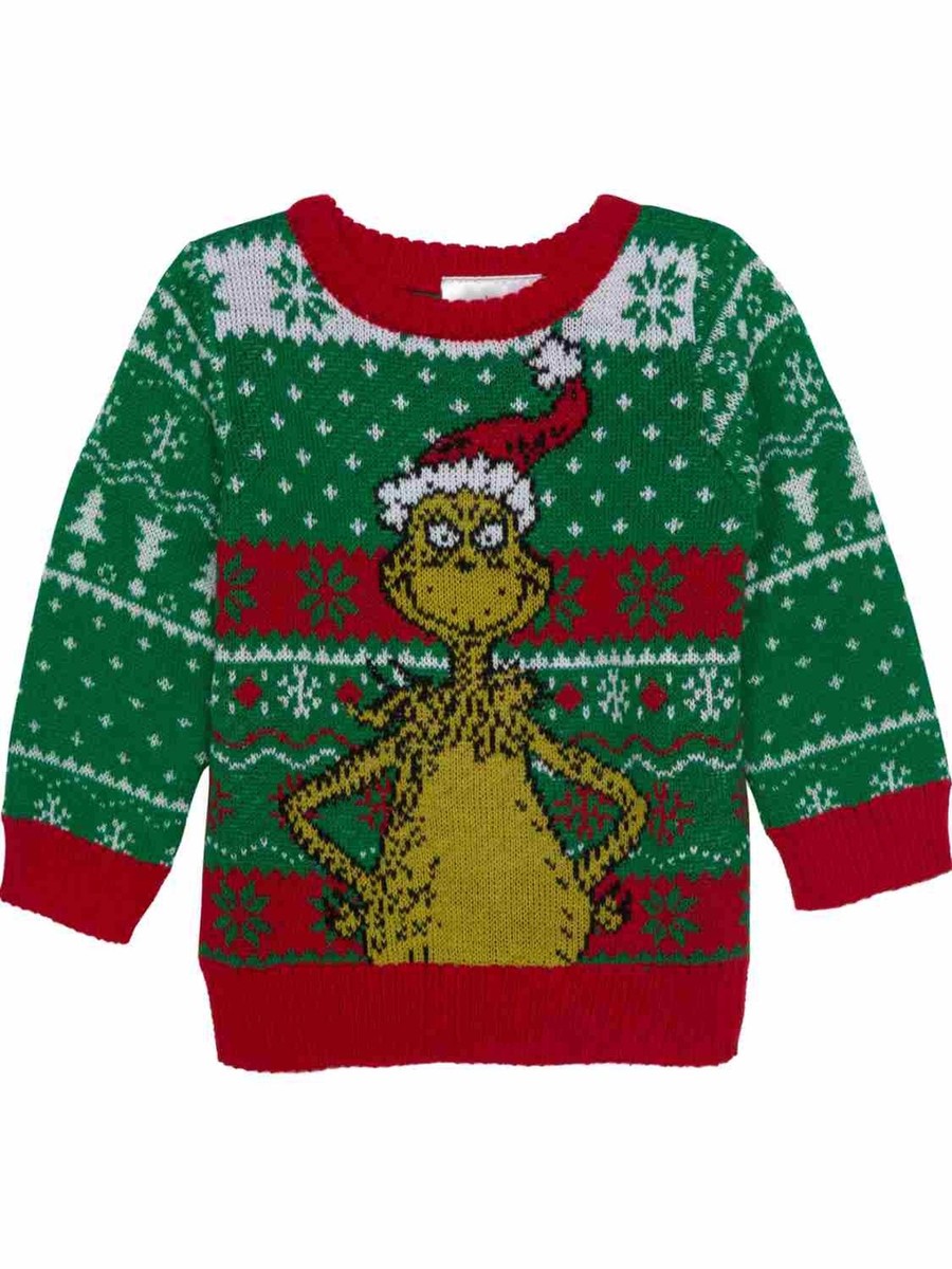 Dr Seuss The Grinch Ugly Christmas Sweater Toddler Infant Unisex