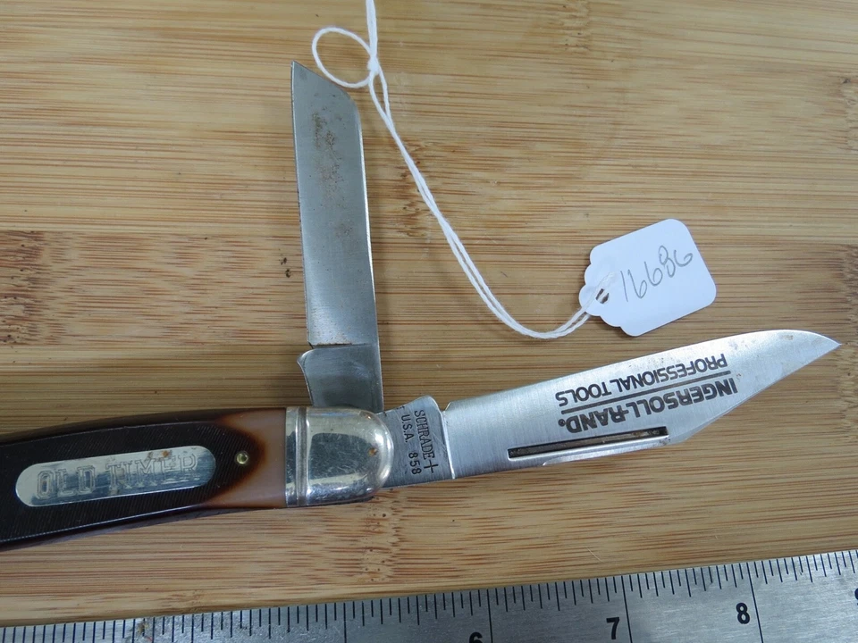 Scharde Old Timer USA 858 knife Ingersol Rand (lot#16686) - Image 3 of 4