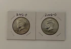 2002 P&D KENNEDY HALF DOLLAR Set (2 COIN SET) Uncirculated.