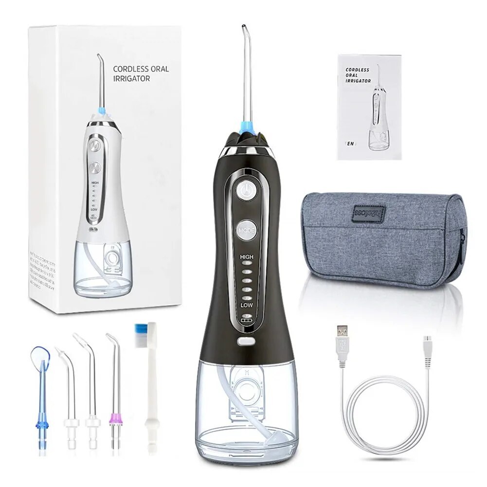 5Modes Portable Oral Irrigator 300ML Teeth Cleaner Toothbrus