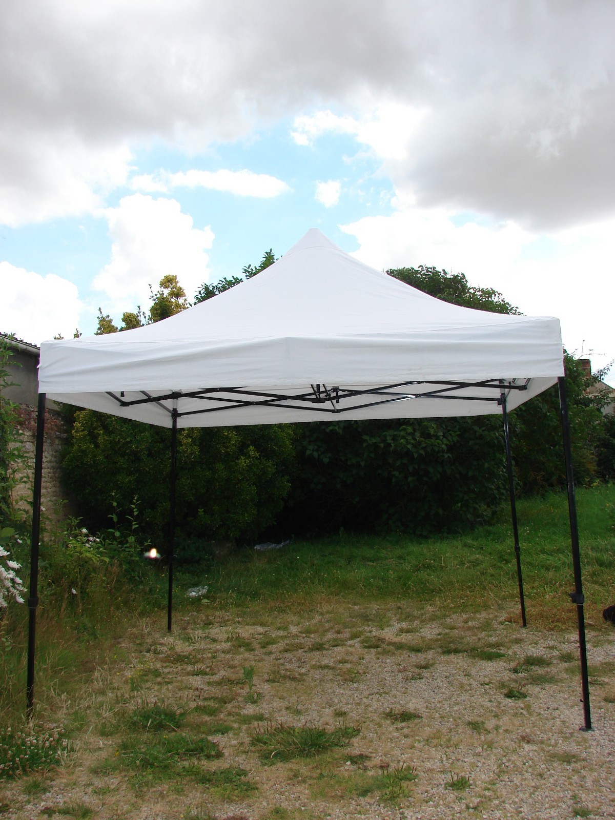 Barnum 3x3m pliant imperméable blanc avec bâche de protection de terrasse - 3