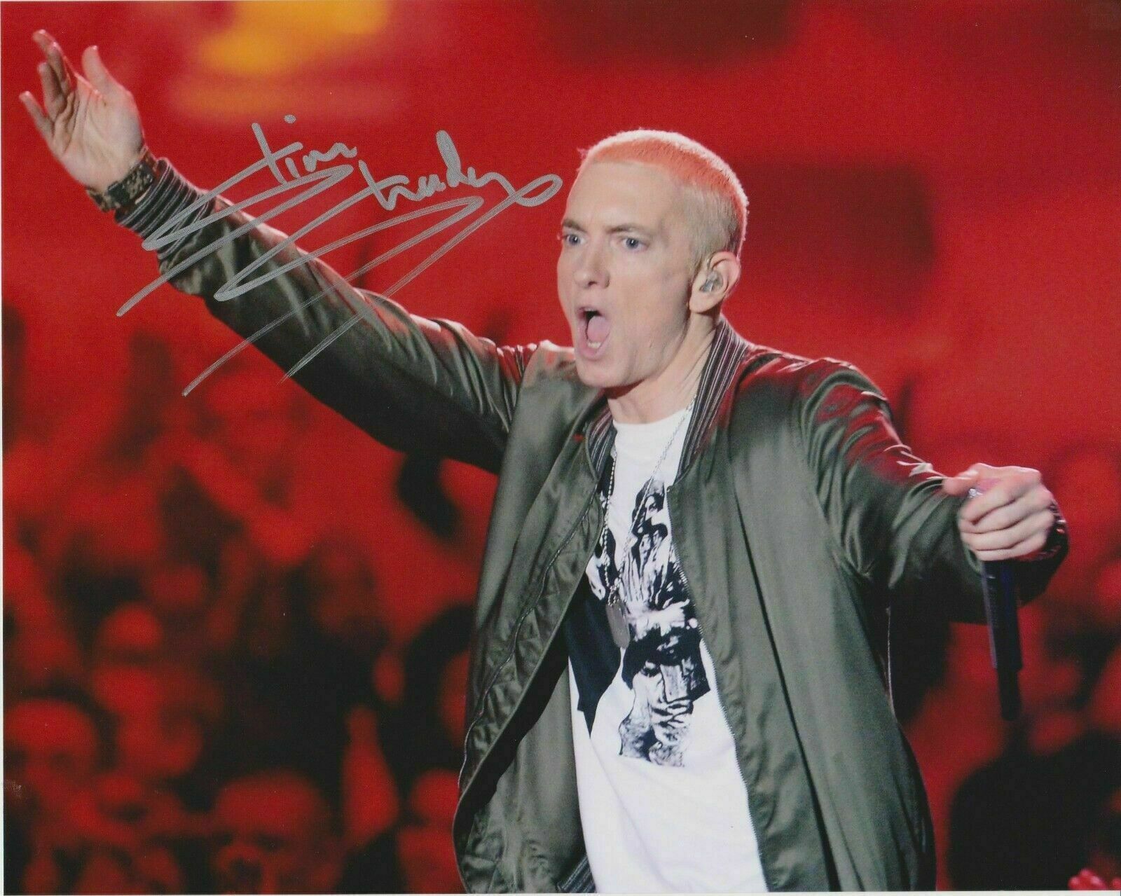 Eminem Autographed Signed Photo REPRINT Surprise price Translated 8x10