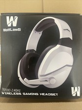 Wireless Gaming Headset w/ Noise Canceling Mic for PS5, PC, PS4 2.4G / Bluetooth
