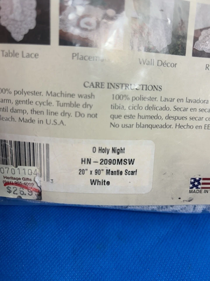 Bufanda Heritage Lace Mantle O Holy Night blanca 2090 Foto 2 de 4
