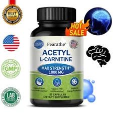 Acetyl L-Carnitine Capsules to Support Pure Energy, Brain Function & Fatty Acid