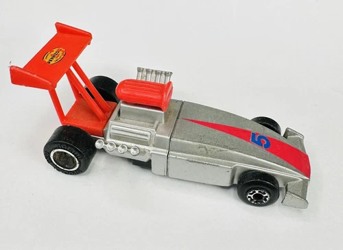 Vintage 1980s Matchbox Connectables DRAGSTER RAIL TOP FUEL RACE CAR #5