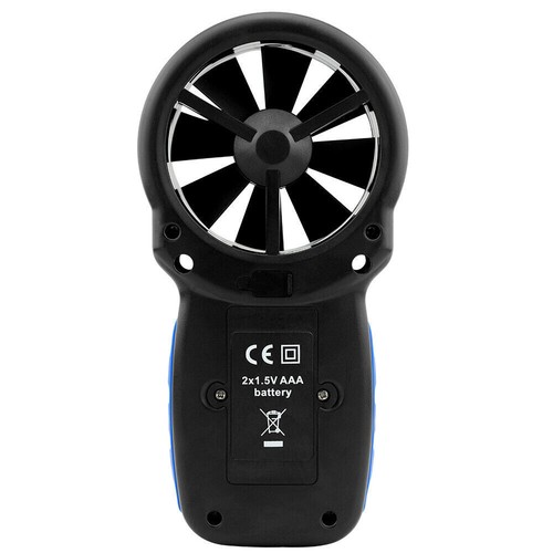Handheld Anemometer Digital Wind Speed Meter Vane Gauge Air Flow Velocity Tester - Picture 12 of 14