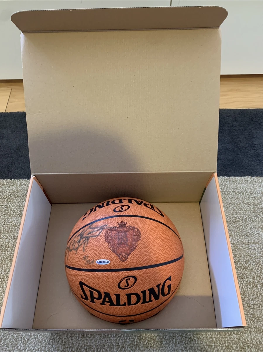 Kobe signed basketball cheap