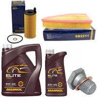 MotoröL Filter Set 5W40 6 Liter + ÖLablassschraube FüR Bmw 3Er 318D 320D E90 E91