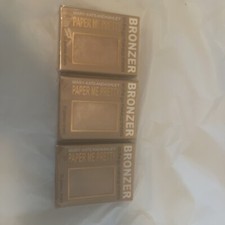  Lot of 3 Mary-Kate and Ashley On the Go Bronzer Paper Makeup Sheets Sunkissed