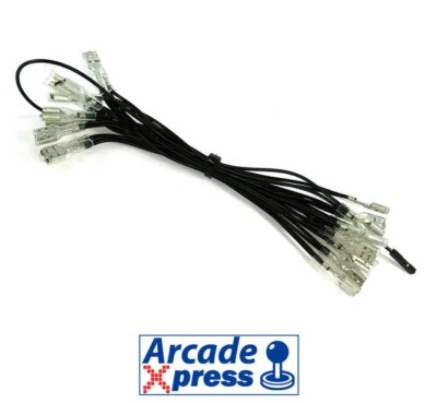ARCADE EXPRESS Arcade Cable Cableado Tierra Xin Mo 2.8mm 4.8mm 6.3mm Ground Wire Harness GND