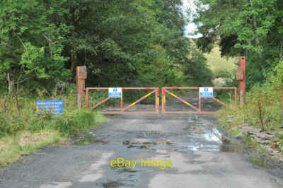 Foto 6x4 Gated Eingang zu Tagebauarbeiten Glenbuck c2012