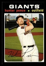 2020 Topps Heritage High Number - #511 Hunter Pence