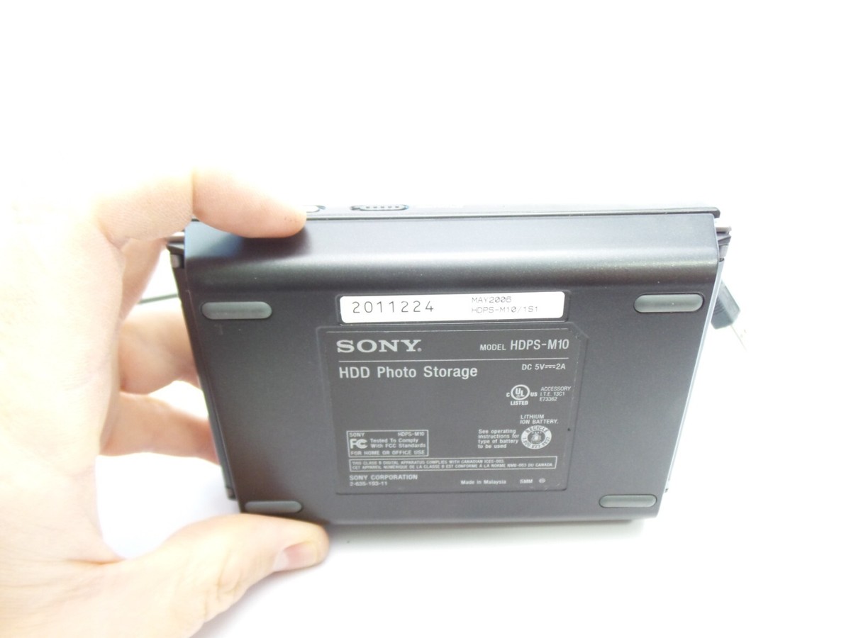 Sony hdps-m10 hdd Portable Photo Storage Drive Compact Flash