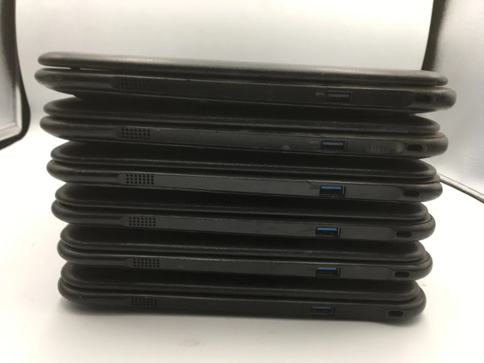 Lot of 6 Lenovo N22 Chromebooks Pentium 2 GB Ram 16 GB SSD Issues For Parts- FT - Image 3 of 4
