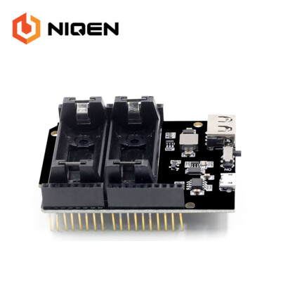 ESP8266 ESP32 Power Supply Dual 16340 Battery Charger Shield Module For Arduino