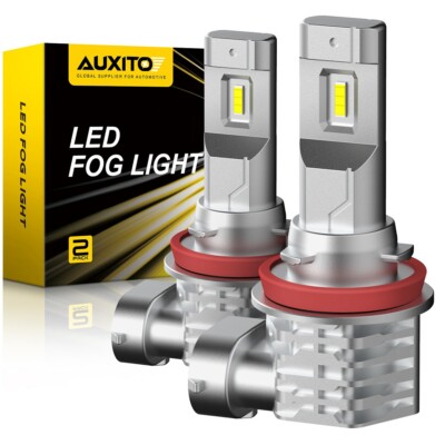 Fog Light Bulb AUXITO H11/H8/H16 LED S Or DRL, 6000 Lumens 6500K Cool Brightest 3157 - Foto 10