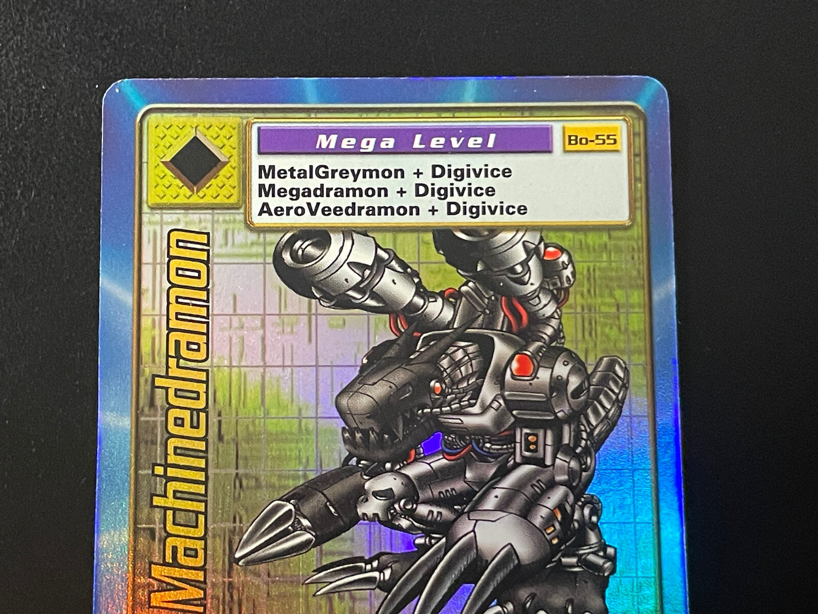 Digimon Card MACHINEDRAMON Bo-55 Digi-Battle Mega Level Holo Bandai 1999 Minty - Picture 3 of 5