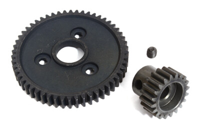 Steel 0.8M 32 Pitch 54T Spur+20T Pinion Set w/5mm for Most Traxxas
