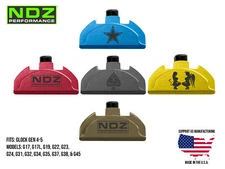 for Glock 17 19 Gen 4-5 Grip Frame Plug Insert Aluminum Black Engraved Popular