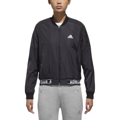 Adidas Sport Id Woven Bomber Womens Jacket Black ce2535