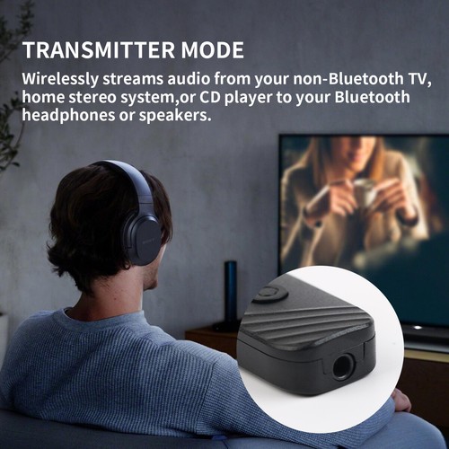 Adattatore Ricevitore Trasmettitore Audio Bluetooth 5.0 USB per TV PC Auto AUX Universale - Foto 8 di 14