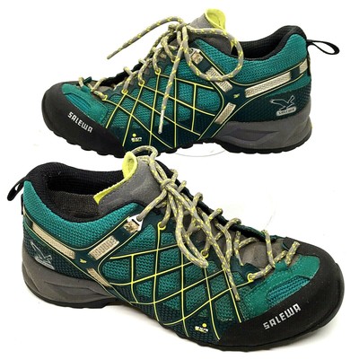 Salewa nos Ws 8.5 Fogo Selvagem Goretex caminhadas sapatos Vibram solas + Gore-Tex azul-petróleo e Preto | eBay