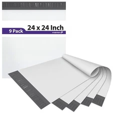 Fosmon 9x 24 x 24" Large Self Seal Poly Mailer Envelopes Shipping Bag
