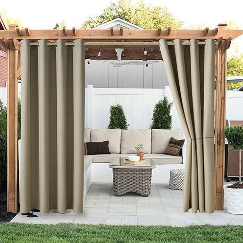 Waterproof Outdoor Pavilion Terrace Curtain Thermal Insulation Shading Curtain - Picture 39 of 42