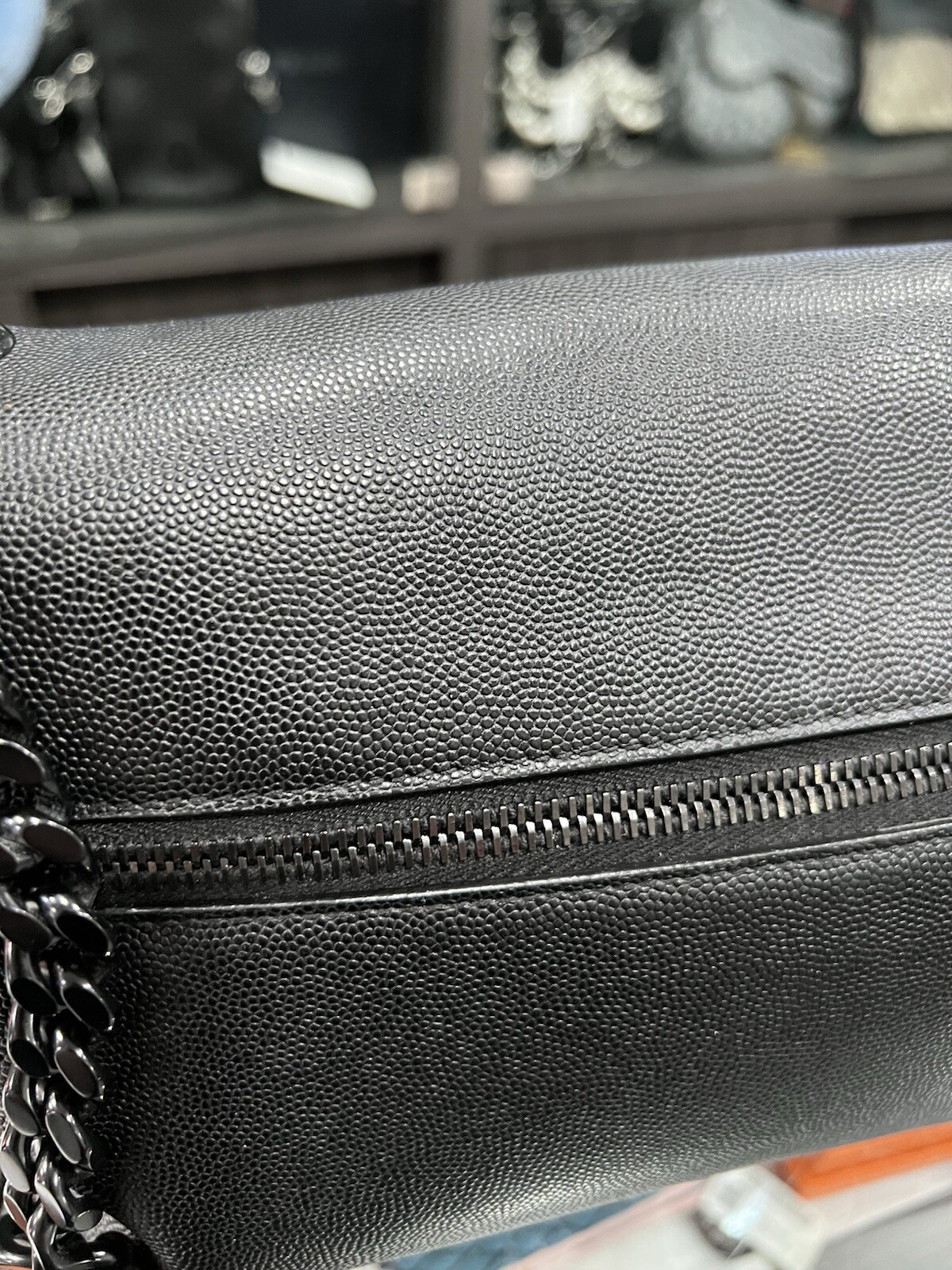 SAINT LAURENT Borsa con patta YSL Saint Lauent West Hollywood con spolverino e certificato vendita al dettaglio $2290