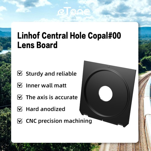 Lens board Copal #00 26.3mm Hole For Linhof Technika Wista Chamonix 4x5 Camera - Picture 11 of 12