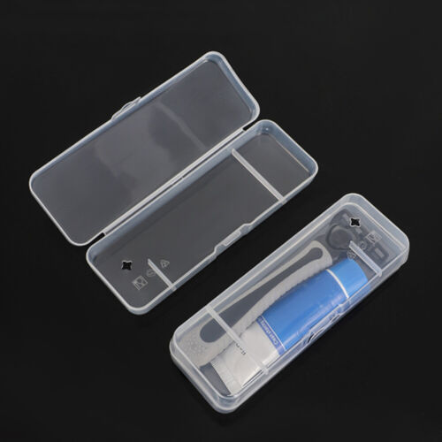 Transparent Men's Razor Case Travel Razor Blades Storage Box Shaver Box•