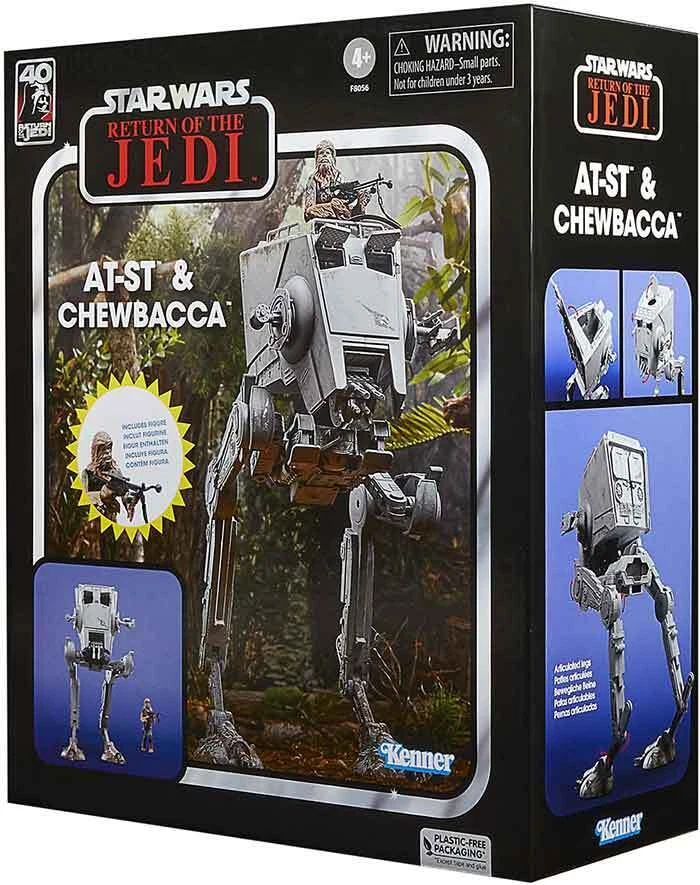 Hasbro Star Wars: The Vintage Collection Star Wars: Return of the Jedi  AT-ST and Chewbacca Figure Set 2-Pack