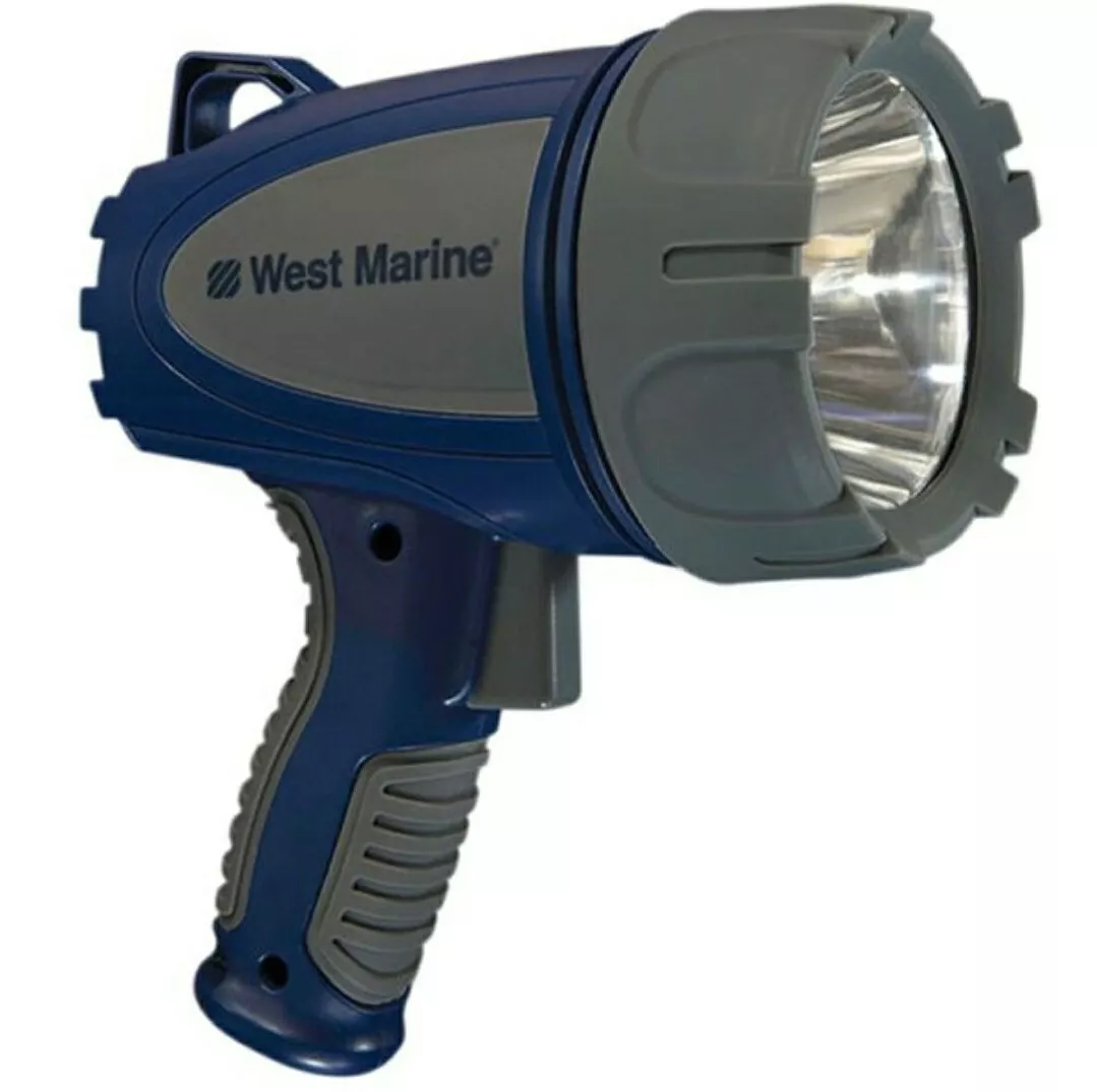 WEST MARINE Waterproof 650 Lumen Rechargeable LED Spotlight hand