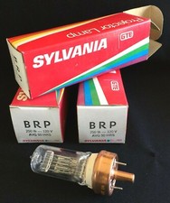 LOT OF 3 SYLVANIA BRP PROJECTOR LAMPS : NEW OLD STOCK : 750W - 120V