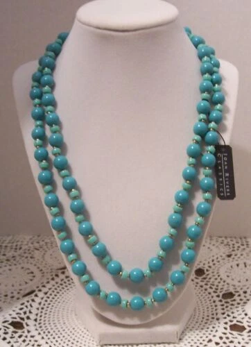 Joyería de Moda Cristal Turquesa Joan Rivers