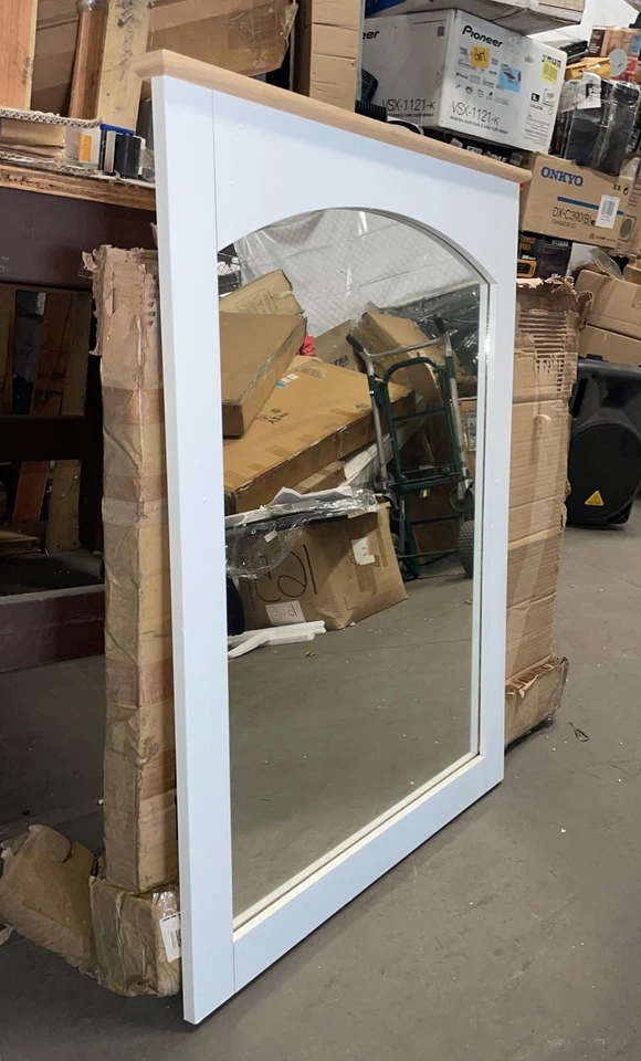 Muebles South Shore, colección de verano, espejo - blanco puro Foto 4 de 4