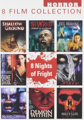 Horror: 8 Film Collection (DVD, 2012, 4-Disc Set) New/Sealed, 8 Nights of Fright