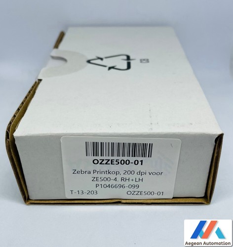 Zebra P1046696-099 Printkop 200dpi voor ZE500-4. RH+LH NEW SEALED - Afbeelding 2 van 3