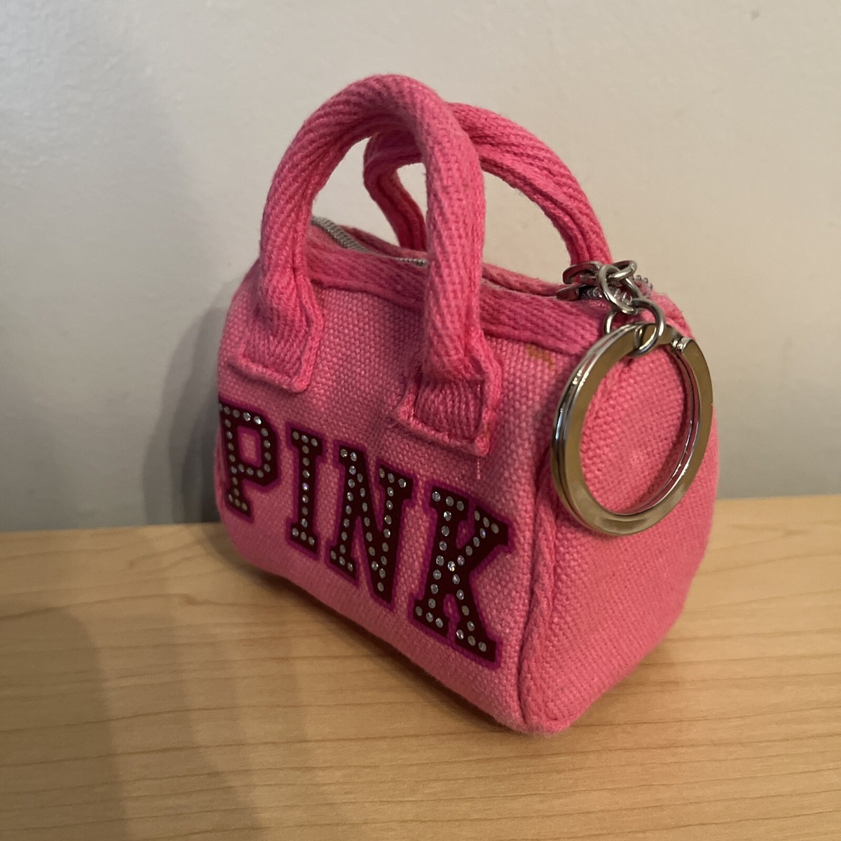Victorias Secret PINK Vintage Keychain Coin Purse Mini Bag Rare Victorias Secret PINK Vintage Keychain Coin Purse Mini Bag Rare
