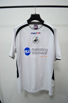 Fc Swansea City 2005-2006 Home Jersey Macron Shirt
