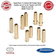 SuperTech 11.03mm OD Intake Valve Guide set of 12 for 2JZ-GTE DOHC & 2JZ-GE